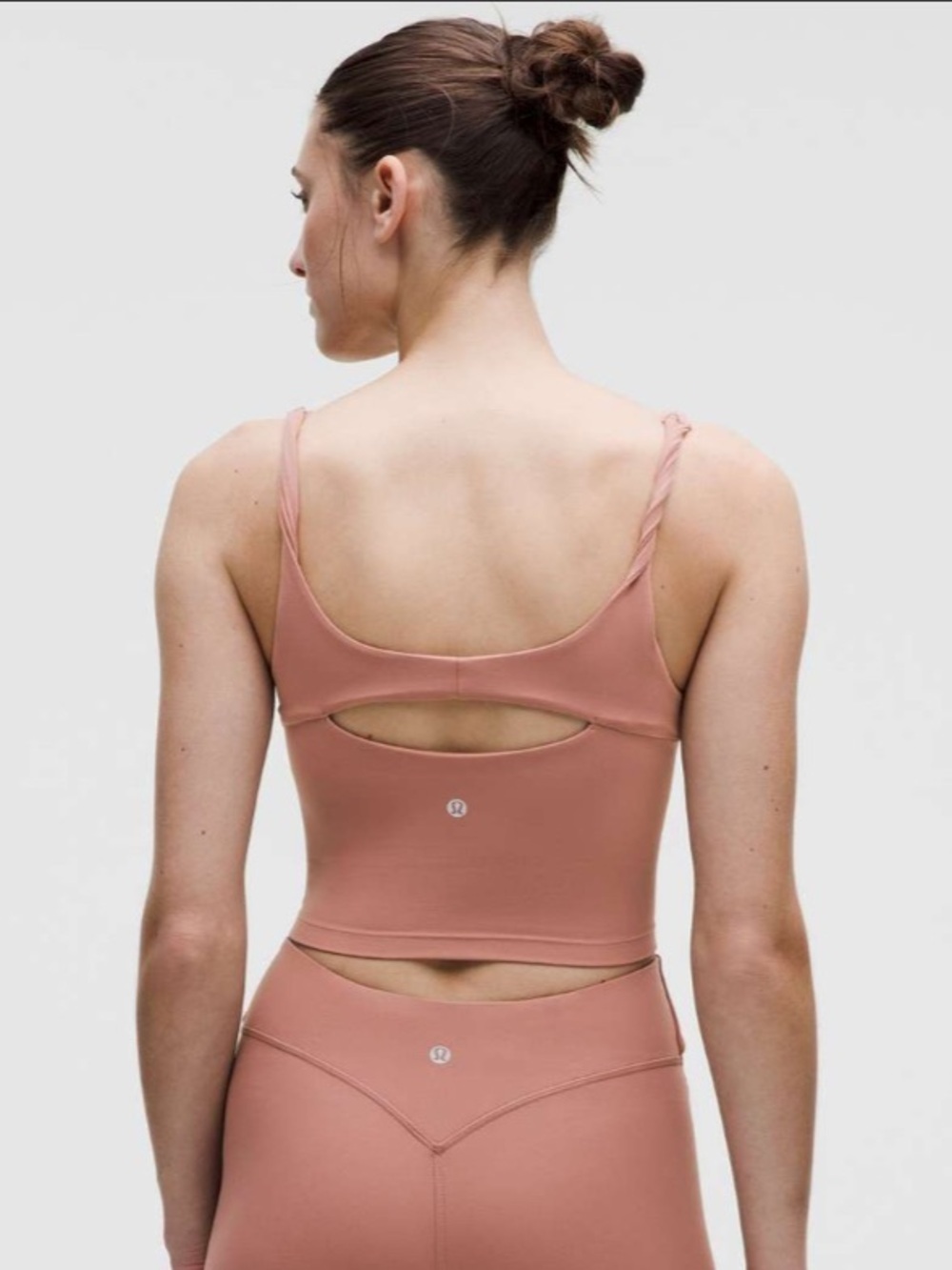 Lululemon NEW Align Twist-Strap Cropped Tank Top Red Clay